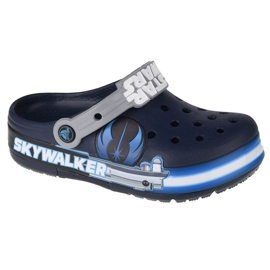 Klapki Crocs Fun Lab Luke Skywalker Lights K Clog Jr 206280-410 niebieskie