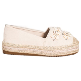 Seastar Espadryle Z Muszelkami beżowy