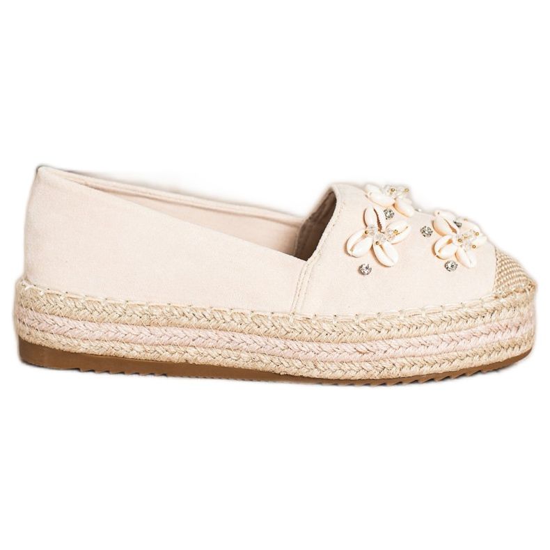 Seastar Espadryle Z Muszelkami beżowy