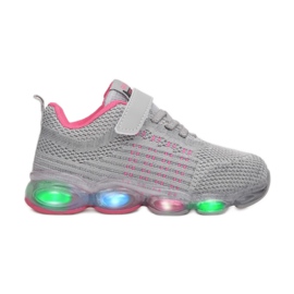 Vices 3XC8078-LED-197-grey/fushia różowe szare