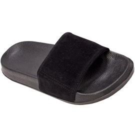Klapki damskie Outhorn głęboka czerń HOL21 KLD601 20S czarne