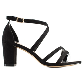 Goodin Sandałki Na Słupku czarne