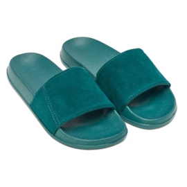 Klapki Outhorn W HOL21-KLD601 46S zielone