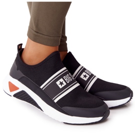 Sportowe Buty Slip-On Memory Foam Big Star HH274536 Czarne