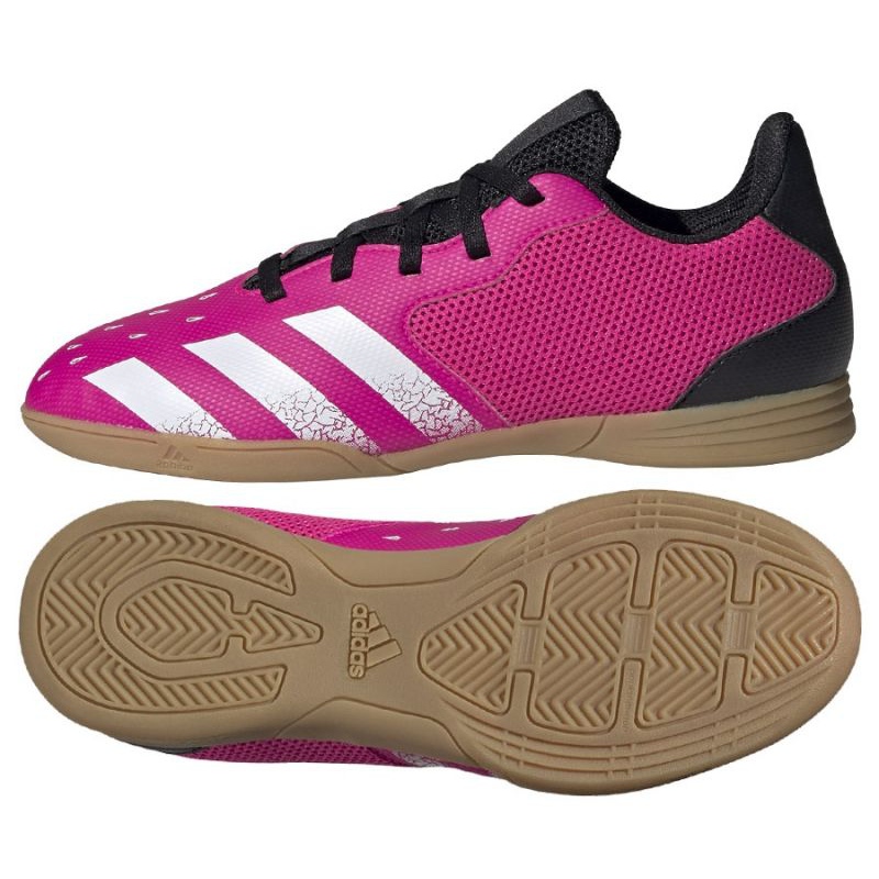 Buty piłkarskie adidas Predator Freak .4 In Sala Jr FW7539 wielokolorowe różowe