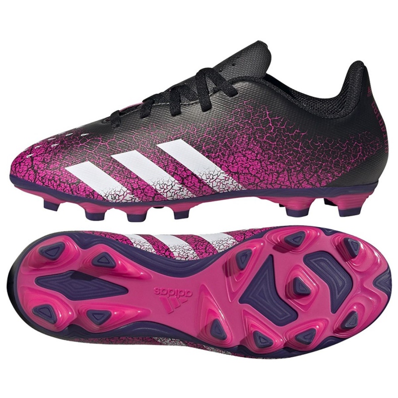 Buty piłkarskie adidas Predator Freak.4 FxG Jr FW7536 wielokolorowe różowe
