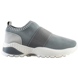SHELOVET Wsuwane Buty Sportowe Z Gumką szare