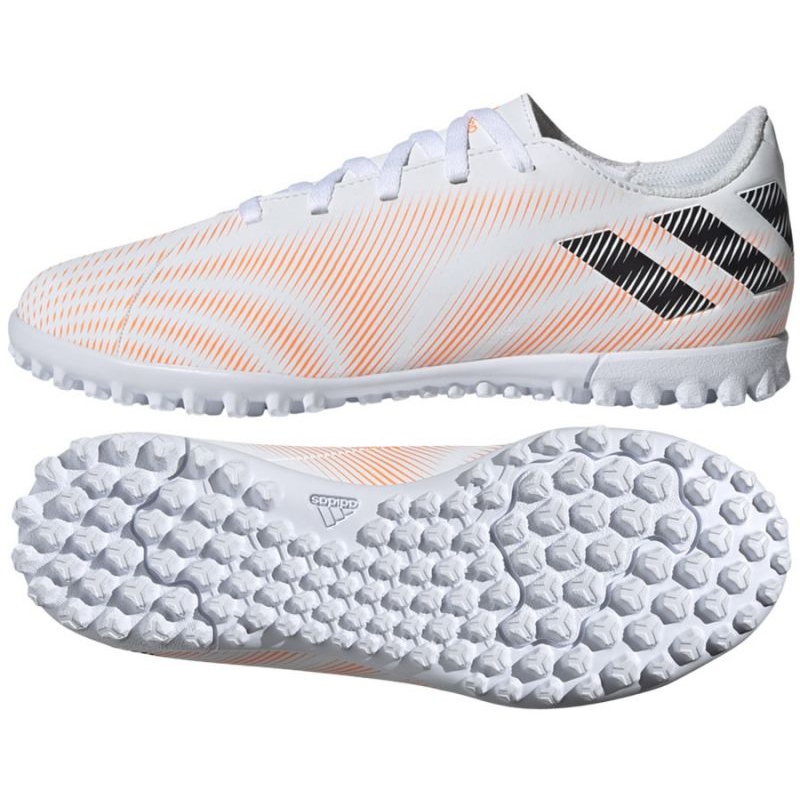 Buty piłkarskie adidas Nemeziz.4 Tf Jr FW7359 wielokolorowe białe