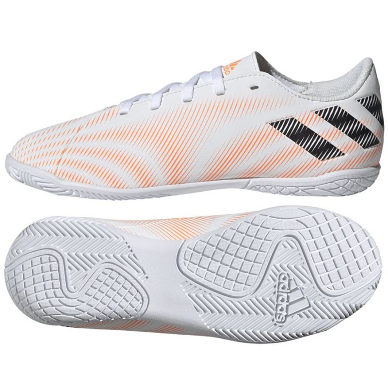 Buty piłkarskie adidas Nemeziz.4 In Jr FW7362 wielokolorowe białe