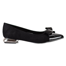 Goodin Czółenka Z Kokardą czarne