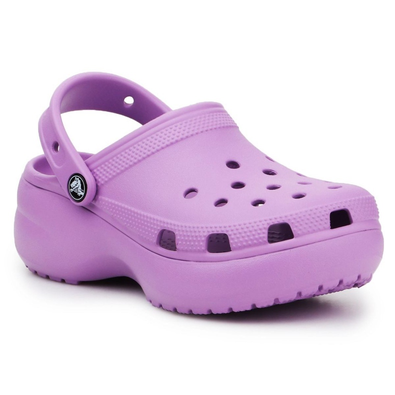 Klapki Crocs Classic Platform Orchid W 206750-5PR fioletowe