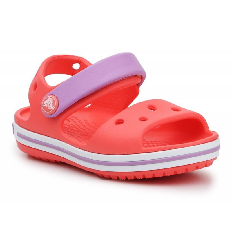 Sandały Crocs Crocband Sandal Kids 12856-6SL czerwone fioletowe