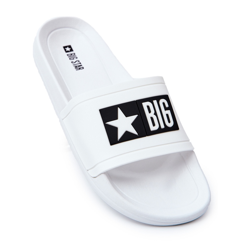 Męskie Klapki Big Star DD174700 Białe