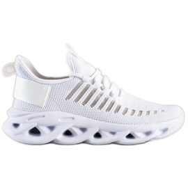SHELOVET Białe Sneakersy Fashion