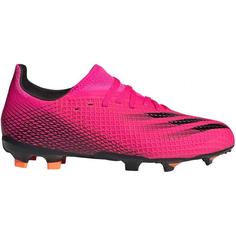 Buty piłkarskie adidas X Ghosted.3 Fg Jr FW6935 wielokolorowe różowe