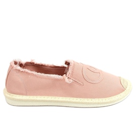 Espadryle damskie różowe NB273P Pink