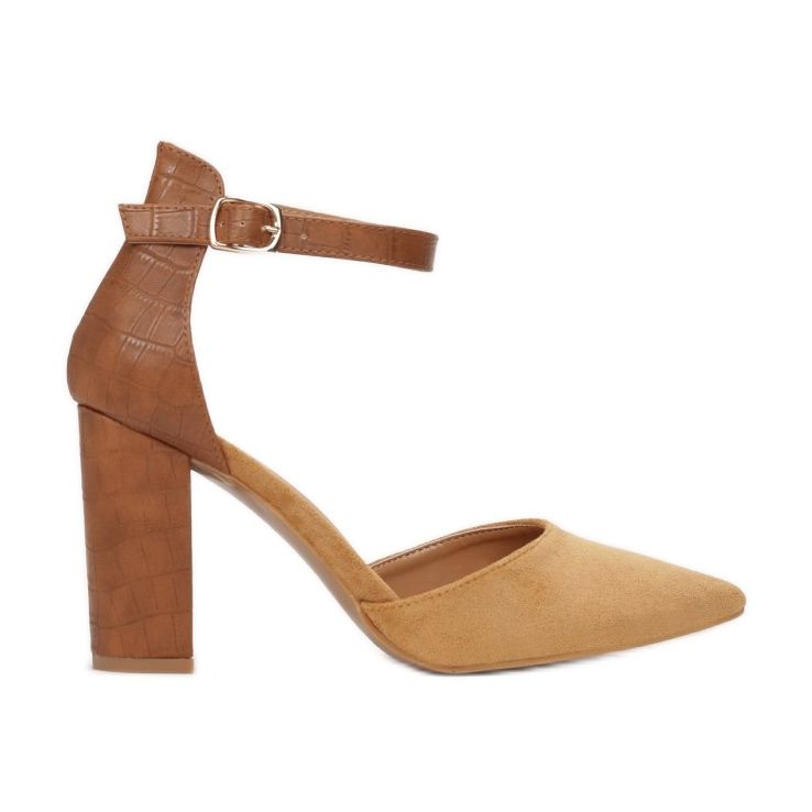 Vices EE-17-68-camel brązowe wielokolorowe