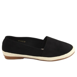 Tenisówki espadryle czarne 7870 Black