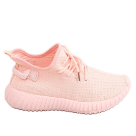 Buty sportowe skarpetkowe różowe 7817 LT.PINK