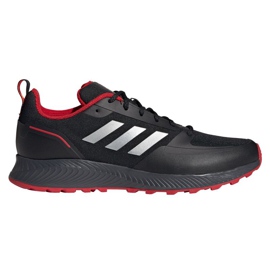 Buty do biegania adidas Runfalcon 2.0 Tr M FZ3577 czarne wielokolorowe