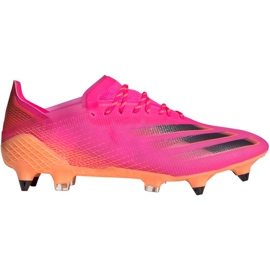 Buty piłkarskie adidas X Ghosted.1 Sg M FW6892 wielokolorowe różowe