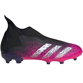 Buty piłkarskie adidas Predator Freak.3 Ll Fg Jr FW7529 wielokolorowe różowe