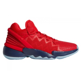 Buty do koszykówki adidas D.O.N. Issue #2 M FX6519 wielokolorowe czerwone