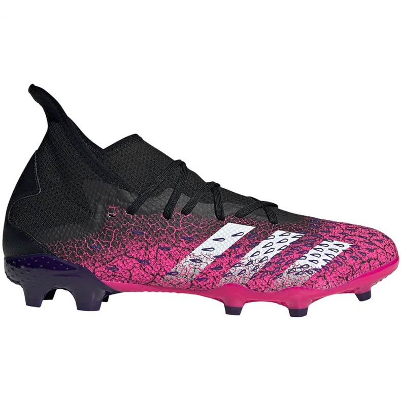 Buty piłkarskie adidas Predator Freak.3 Fg M FW7514 czarny, czarny, różowy różowe
