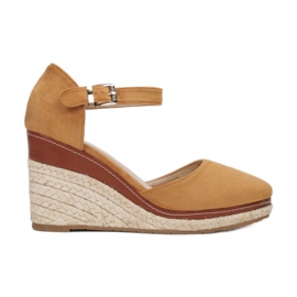 Vices LADY-FL23-68-camel brązowe
