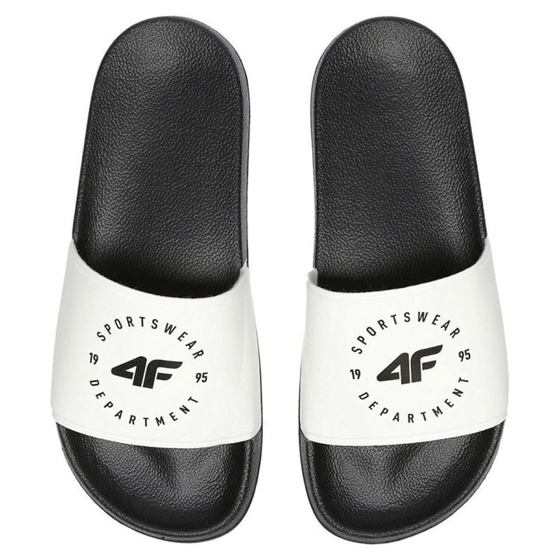Klapki 4F W H4L21-KLD002 10S białe czarne