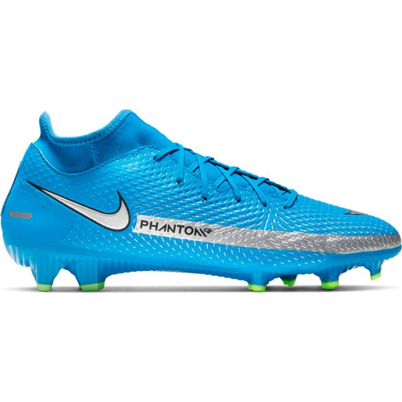Buty piłkarskie Nike Phantom Gt Academy Df FG/MG M CW6667 400 niebieskie niebieskie