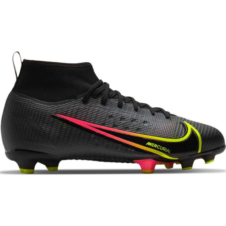 Buty piłkarskie Nike Mercurial Superfly 8 Pro Fg Jr CV0804 090 wielokolorowe czarne