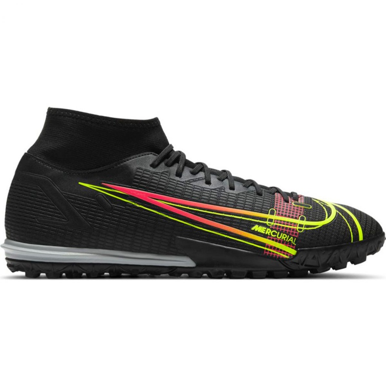Buty piłkarskie Nike Mercurial Superfly 8 Academy Tf M CV0953 090 czarne czarne