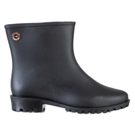 SHELOVET Klasyczne Matowe Kalosze czarne