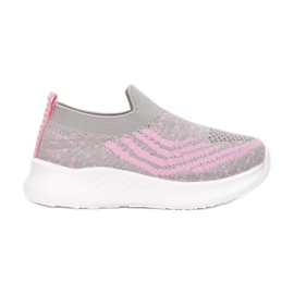 Vices C-9139-153-grey/pink różowe szare
