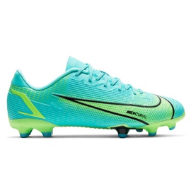 Buty piłkarskie Nike Vapor 14 Academy Mg Jr CV0811-403 zielone niebiesko-zielony