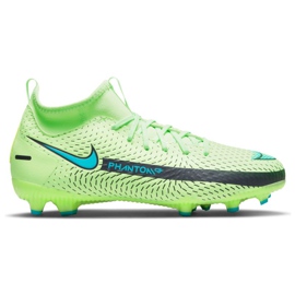 Buty piłkarskie Nike Phantom Gt Academy Df Mg Jr CW6694-303 wielokolorowe zielone