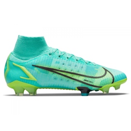 Buty piłkarskie Nike Mercurial Superfly 8 Elite Fg M CV0958 403 wielokolorowe niebieskie