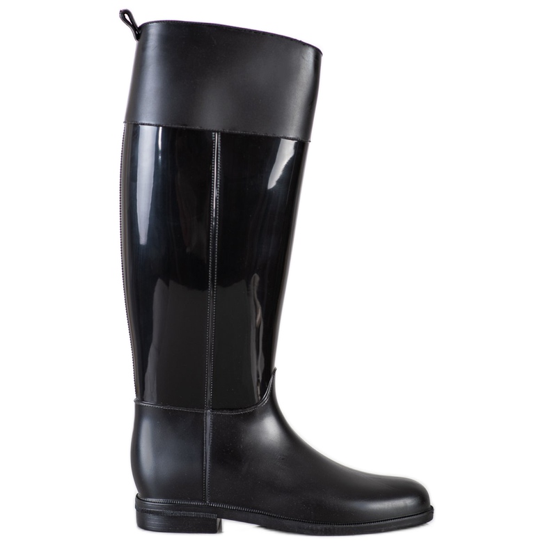 New Age Stylowe Czarne Kalosze