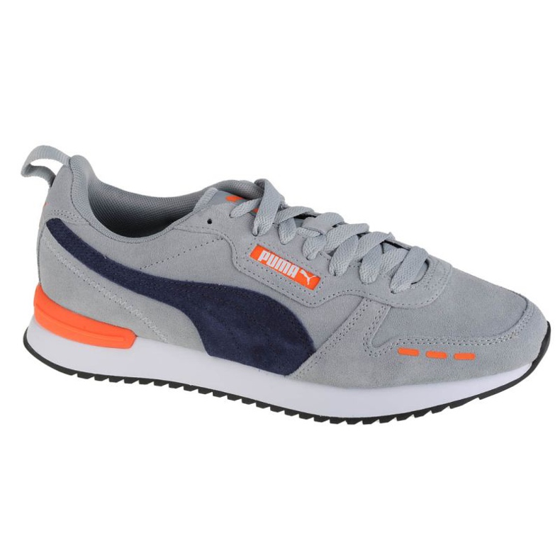 Buty Puma R78 M 368588 03 granatowe pomarańczowe szare