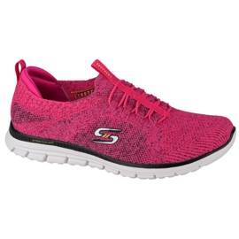 Buty Skechers Luminate-She's Magnificent W 104075-HPBK czarne różowe