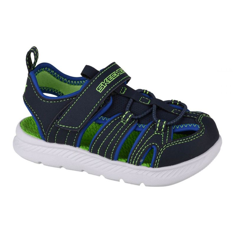 Sandały Skechers C-Flex Sandal 2.0 Heat Blast Jr 400041N-NVLM czarne granatowe