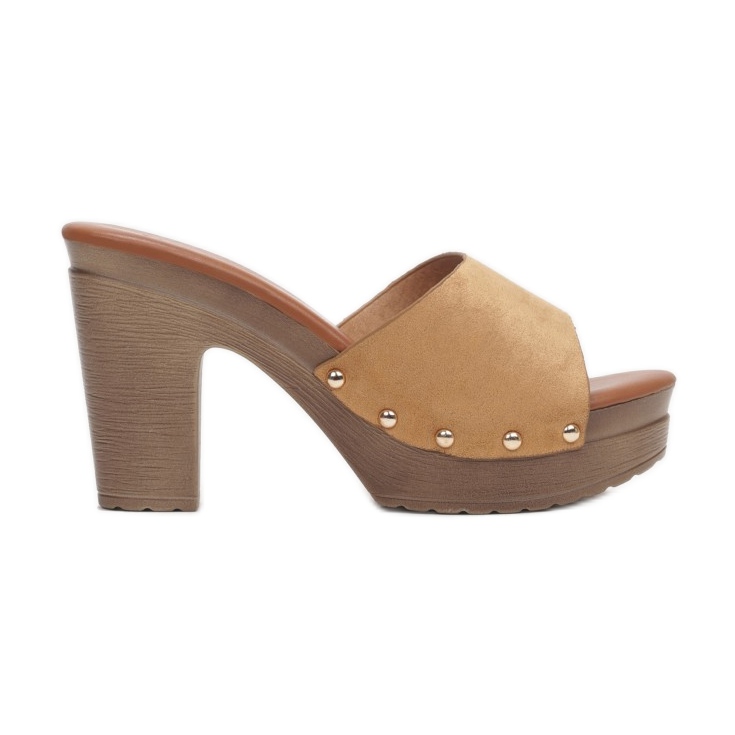 Vices YQ23-68-camel brązowe