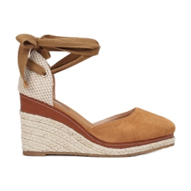 Vices LADY-FL33-68-camel brązowe