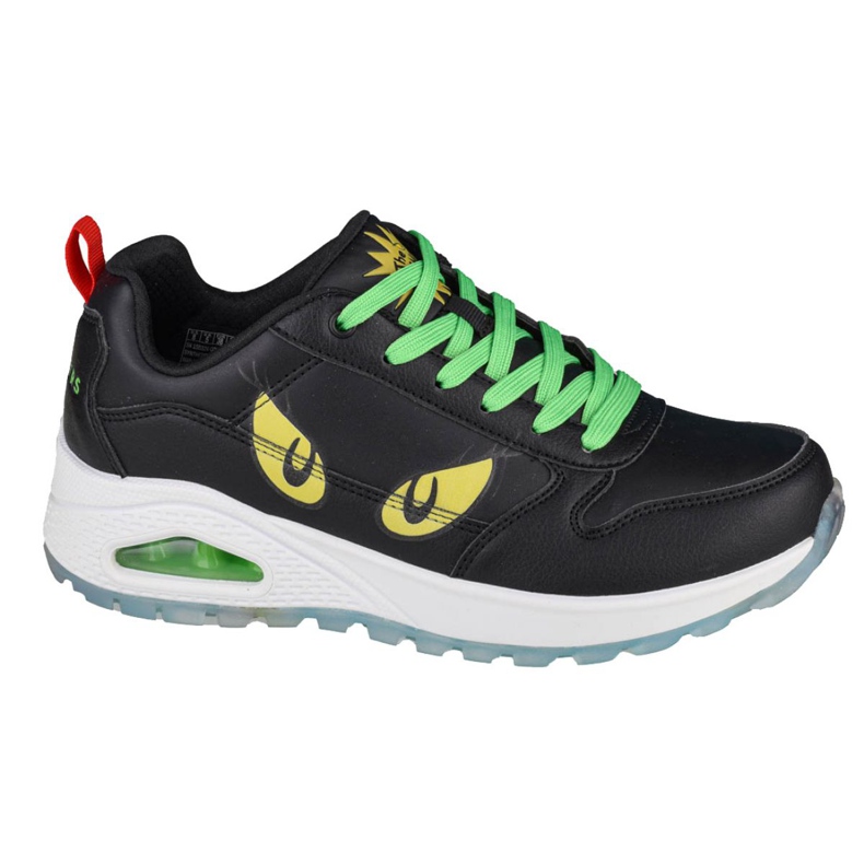 Buty Skechers Uno Rugged-You're A Mean One W 155326-BKMT czarne zielone żółte