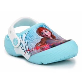 Klapki Crocs Kraina Lodu Fl Ol Disney Frozen 2 Cg 206167-4O9 niebieskie