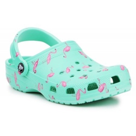 Klapki Crocs Classic Vacay Vibes Clog W 206375-6S0 różowe zielone