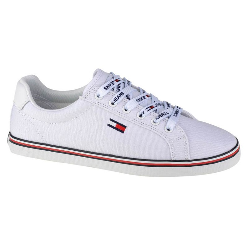 Buty Tommy Hilfiger Jeans Mono Sneaker W EN0EN00786-YBS białe