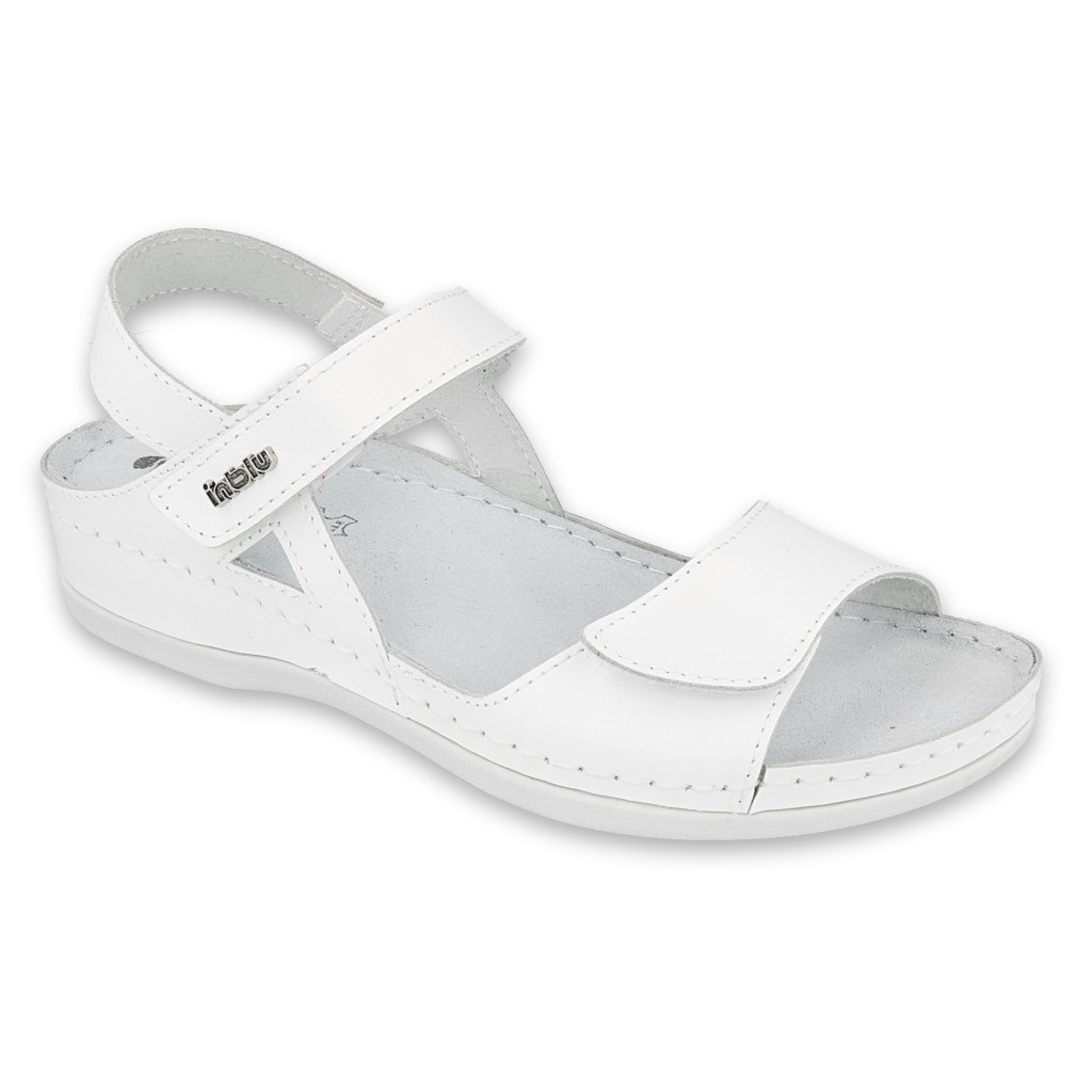 Inblu sandały obuwie damskie  158D163 białe