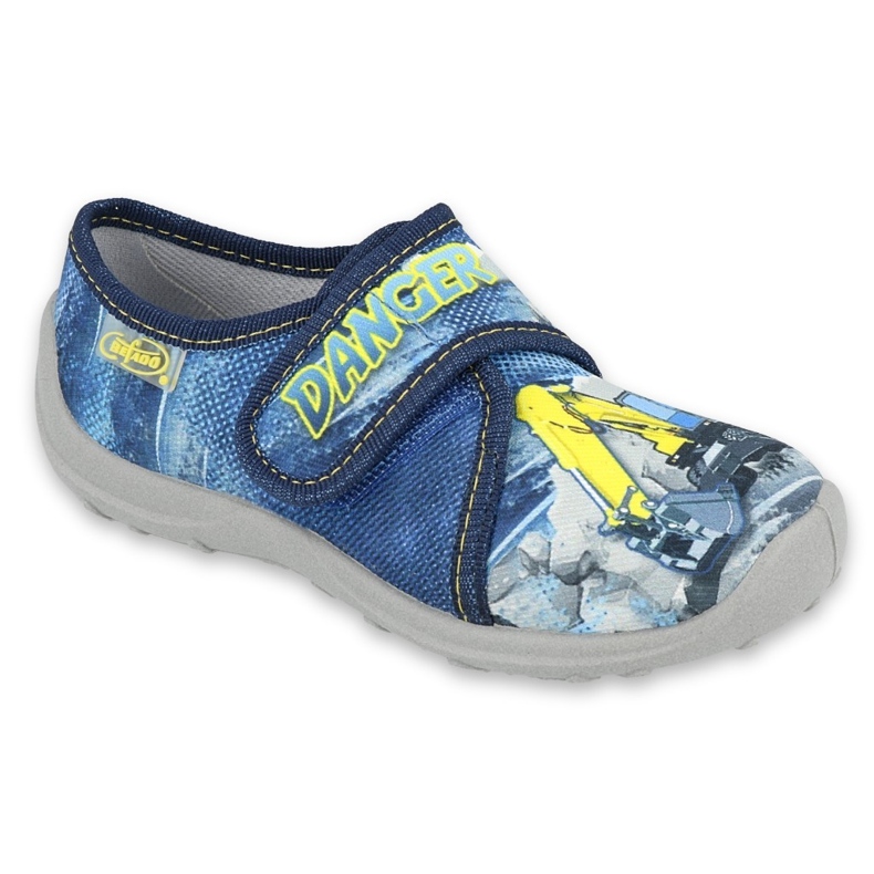 Befado obuwie dziecięce 560X149 niebieskie szare